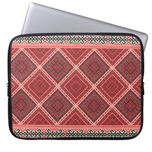 Capa Para Notebook Padrão repetitivo decorativo inspirado na tradição