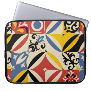 Capa Para Notebook Padrão retroperfeito de geometri simples brilhant