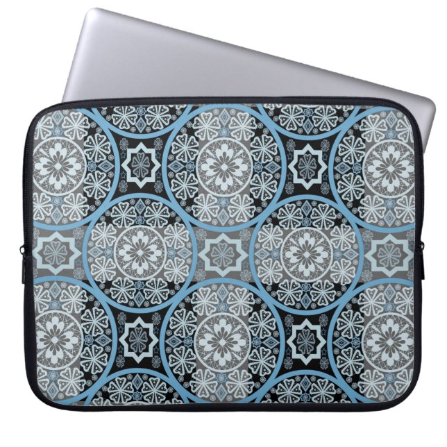 Capa Para Notebook Padrão romântico de rendas sem costura abstrato br (Frente)