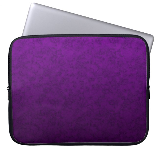 Capa Para Notebook Padrão roxo mármico (Frente)