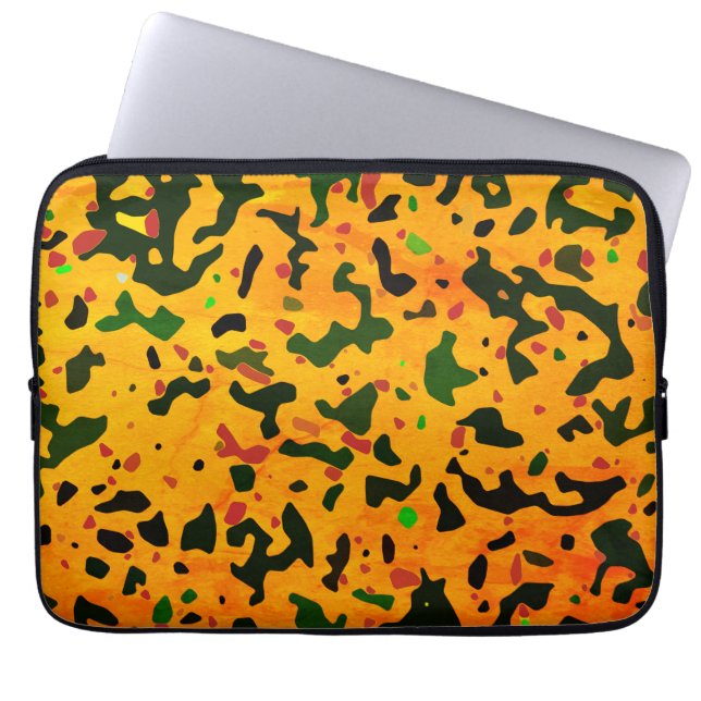 Capa Para Notebook Padrão Rustic Camo Camouflage (Frente)