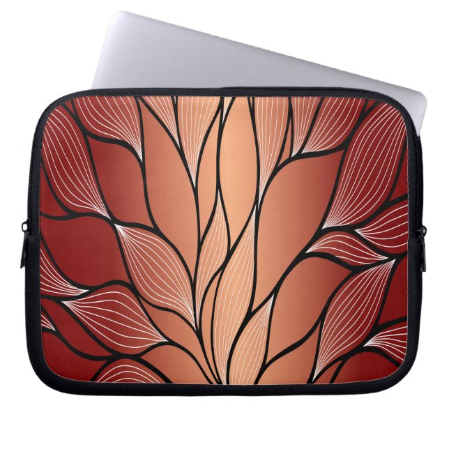 Capa Para Notebook Padrão Rustic Coppery Bronze de Licença (Frente)