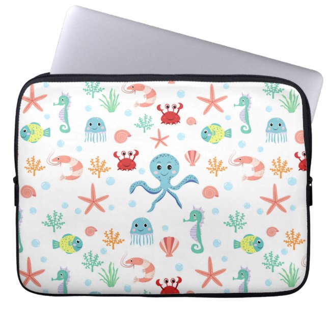 Capa Para Notebook Padrão Sea World (Frente)