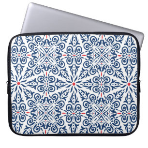 Capa Para Notebook Padrão sem costura árabe. fundo colorido no ar