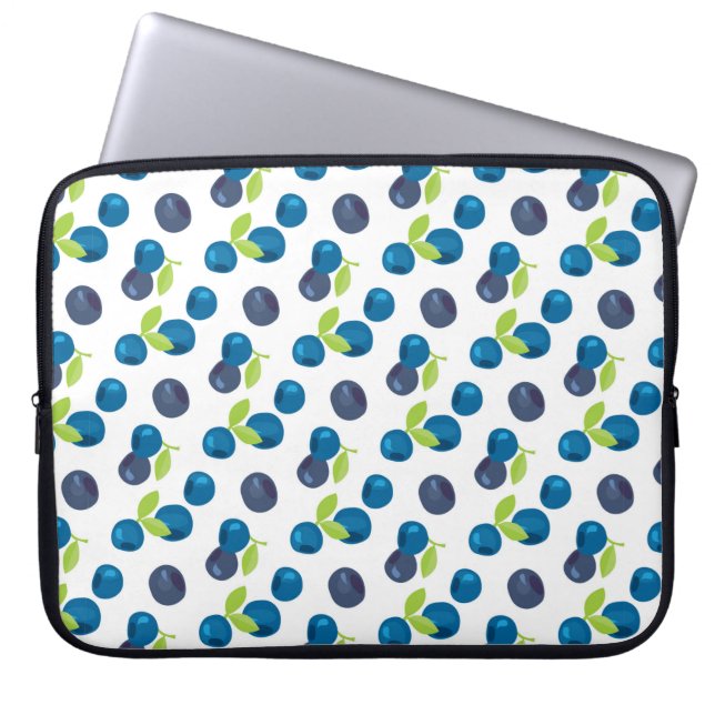 Capa Para Notebook Padrão sem costura com bagas (Frente)