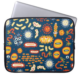 Capa Para Notebook Padrão sem costura com diferentes tipos de microor