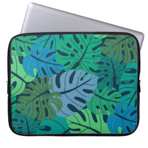 Capa Para Notebook Padrão sem costura da selva tropical