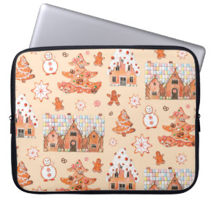 Capa Para Notebook Padrão sem costura de aquarela desenhada à mão