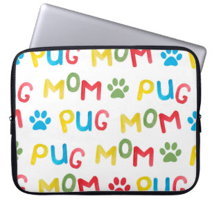 Capa Para Notebook Padrão sem costura de aquarelas com letras e um