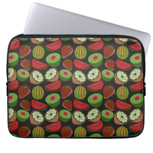 Capa Para Notebook Padrão sem costura de fruta tropical colorido