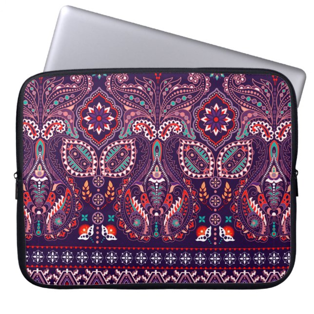 Capa Para Notebook Padrão sem costura distribuído. Papel de parede fl (Frente)
