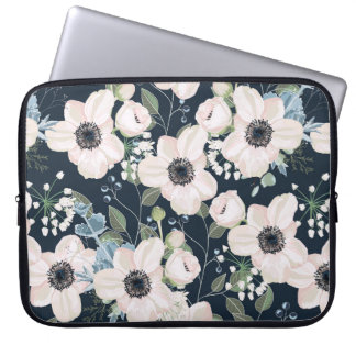 Capa Para Notebook Padrão sem costura estilo de aquarela floral desig