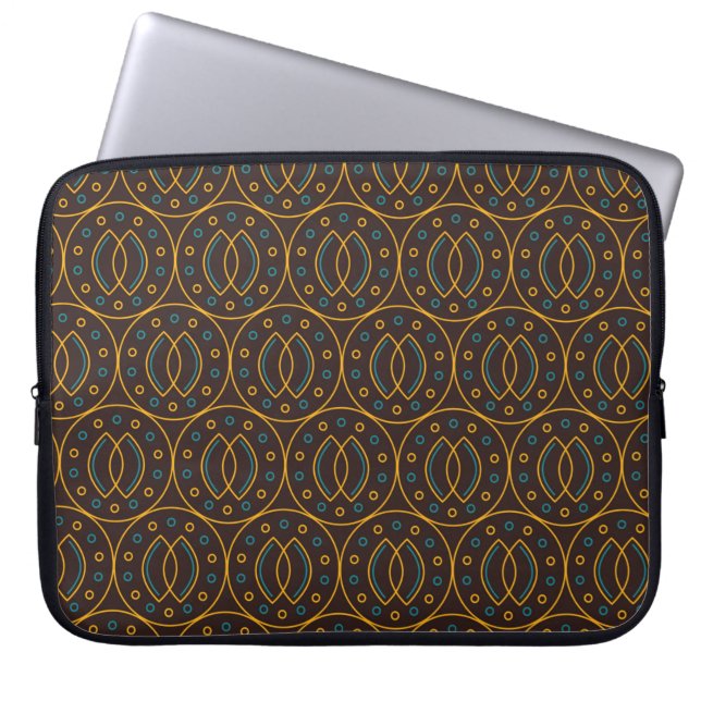 Capa Para Notebook Padrão sem costura no estilo batik indonésio no  (Frente)
