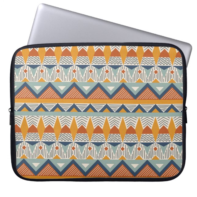 Capa Para Notebook Padrão sem costura no estilo navajo (Frente)