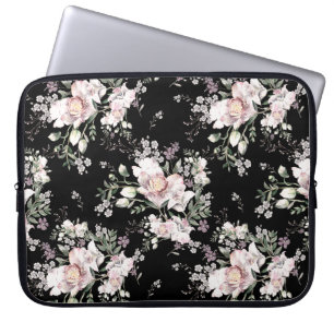 Capa Para Notebook Padrão sem costura pintado à mão de aquarelas com 