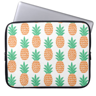 Capa Para Notebook padrão sem descontinuidades do abacaxi divertido