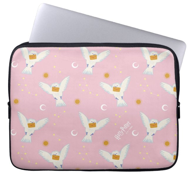 Capa Para Notebook Padrão Solstício Rosa Hedwig (Frente)