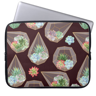 Capa Para Notebook Padrão suculento e cacto de alto detalhe