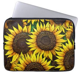 Capa Para Notebook Padrão Sunny Large Sunflower