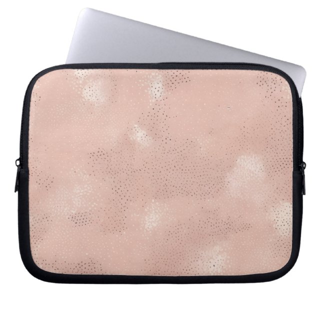 Capa Para Notebook Padrão Texturizado Rosa Suave (Frente)