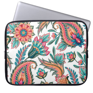 Capa Para Notebook Padrão tradicional de paisley oriental uniforme. V