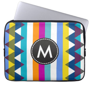 Capa Para Notebook Padrão Trendy Chevron Stripes #12