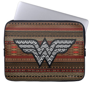 Capa Para Notebook Padrão Tribal da Mulher Maravilha