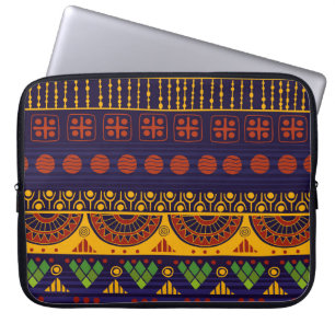 Capa Para Notebook Padrão tribal, versátil para vários usos.
