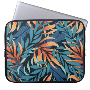 Capa Para Notebook Padrão tropical sem costura abstrato com prato pa