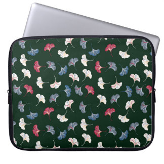 Capa Para Notebook Padrão uniforme à distância com folhas de ginkgo 