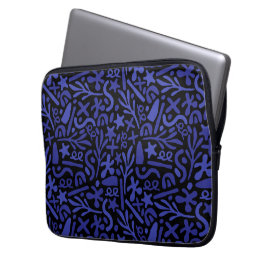 Capa Para Notebook padrão uniforme de abstrato azul