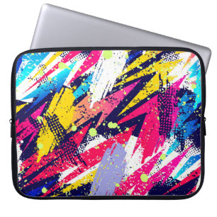 Capa Para Notebook padrão uniforme de abstrato. Formação criativa com