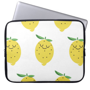 Capa Para Notebook padrão uniforme de desenho animado de Limão-Cute