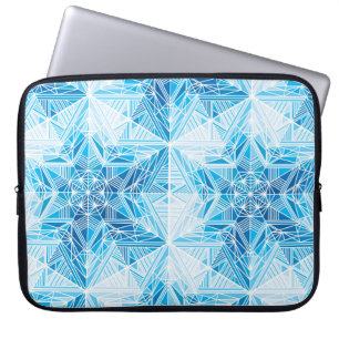 Capa Para Notebook padrão uniforme de flocos de neve de estrela abst