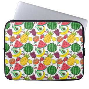 Capa Para Notebook padrão uniforme de fruta   Padrão da superfície