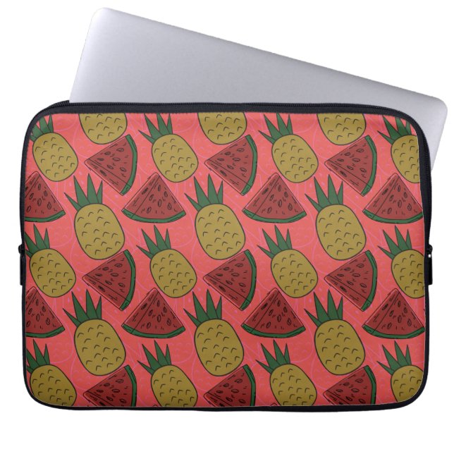 Capa Para Notebook padrão uniforme de fruta | Padrão da superfície da (Frente)