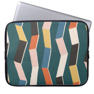 Capa Para Notebook padrão uniforme de zag de abstrato zig, irr pinta