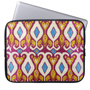 Capa Para Notebook Padrão uniforme do tecido ikat tradicional
