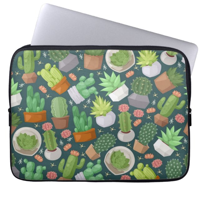 Capa Para Notebook Padrão vegetal (Frente)