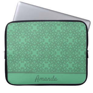 Capa Para Notebook Padrão verde-menta personalizado