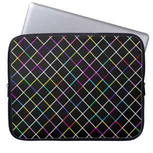 Capa Para Notebook Padrão Vinculado ao Quadrado Multicolorido