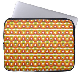 Capa Para Notebook Padrão Vintage Retro Smiley nº 02