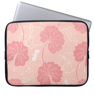 Capa Para Notebook Padrão vitoriano ventiço com folhas desenhadas à m