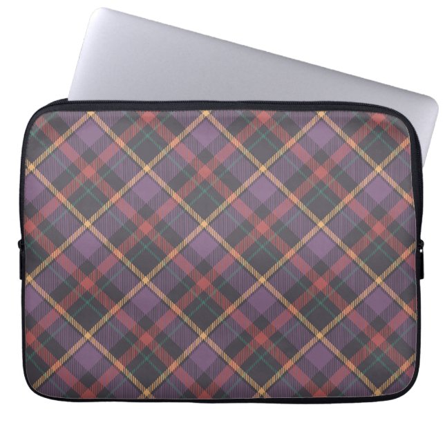 Capa Para Notebook Padrão Xadrez Clássico (Frente)
