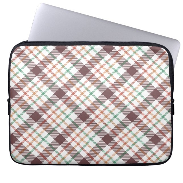 Capa Para Notebook Padrão Xadrez Clássico (Frente)