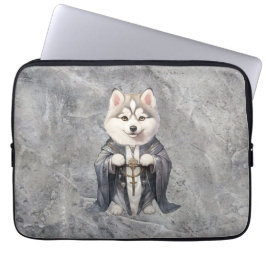 Capa Para Notebook Padre King Siberian Husky