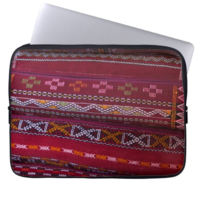 Capa Para Notebook Padrões de Almofadas em Têxtil (Frente)