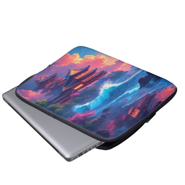 Capa Para Notebook Pagode Dreamwave pelo Mar (Frente Inferior)