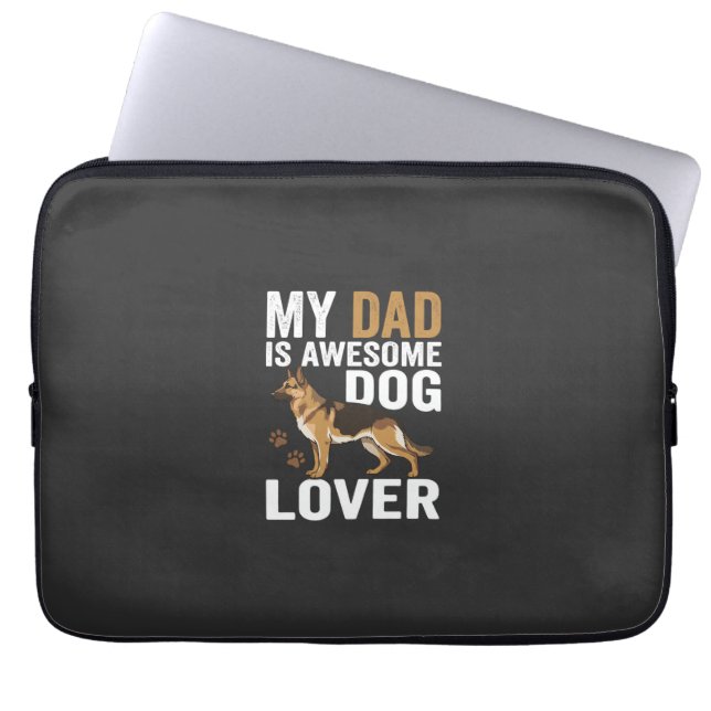 Capa Para Notebook Pai Amante de Cachorro é Incrível (Frente)