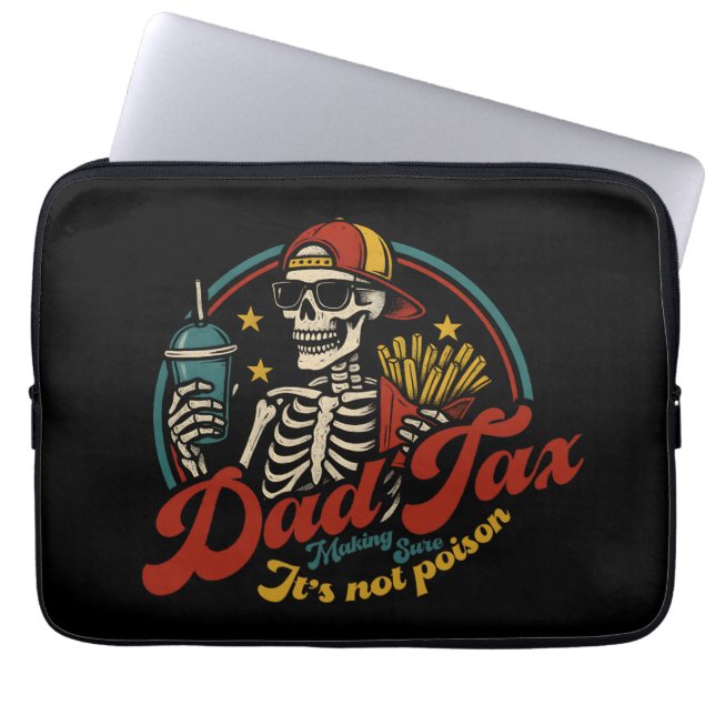 Capa Para Notebook Pai certeza de que não é esqueleto venenoso (Frente)